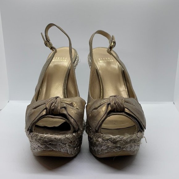 Stuart Weitzman Metallic Espadrilles - Picture 2 of 7